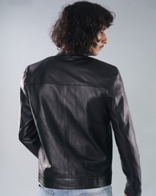 Blouson Racer en Vrai Cuir (Racer Jacket)