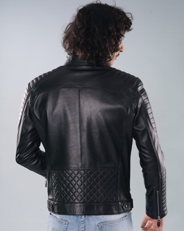 Blouson Racer en Vrai Cuir (Racer Jacket)