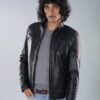 Blouson Racer en Vrai Cuir (Racer Jacket)