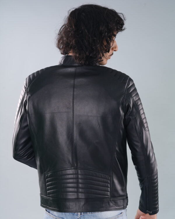 Blouson Racer en Vrai Cuir (Racer Jacket)