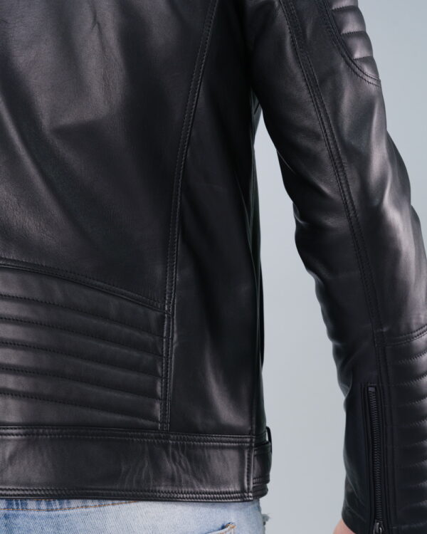 Blouson Racer en Vrai Cuir (Racer Jacket)