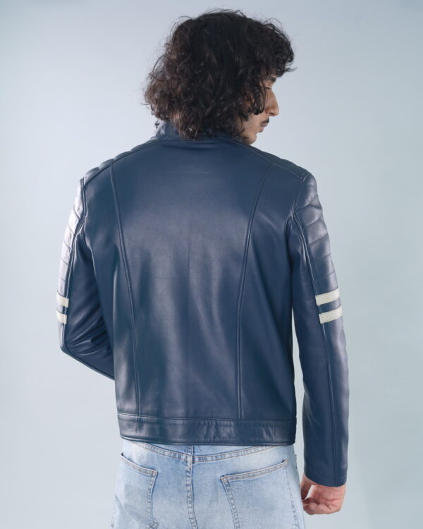 Blouson Racer en Vrai Cuir (Racer Jacket)